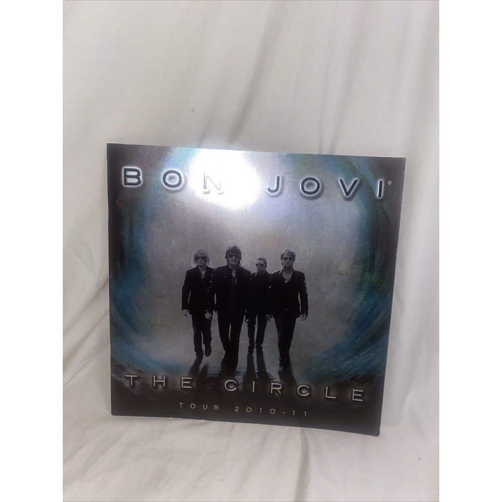 Band BON JOVI THE CIRCLE CONCERT TOUR 2010-2011 TOUR BOOK rock music RARE